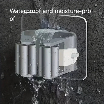Self-Adhesive Mop & Broom Holder