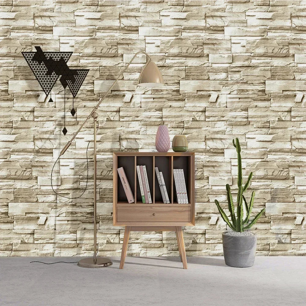 Faux Brick Peel & Stick Wallpaper