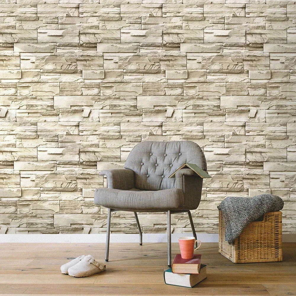 Faux Brick Peel & Stick Wallpaper