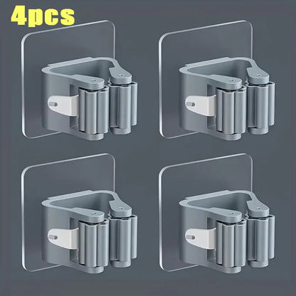 Self-Adhesive Mop & Broom Holder