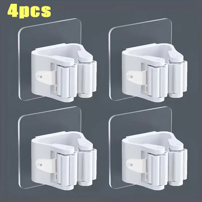 Self-Adhesive Mop & Broom Holder