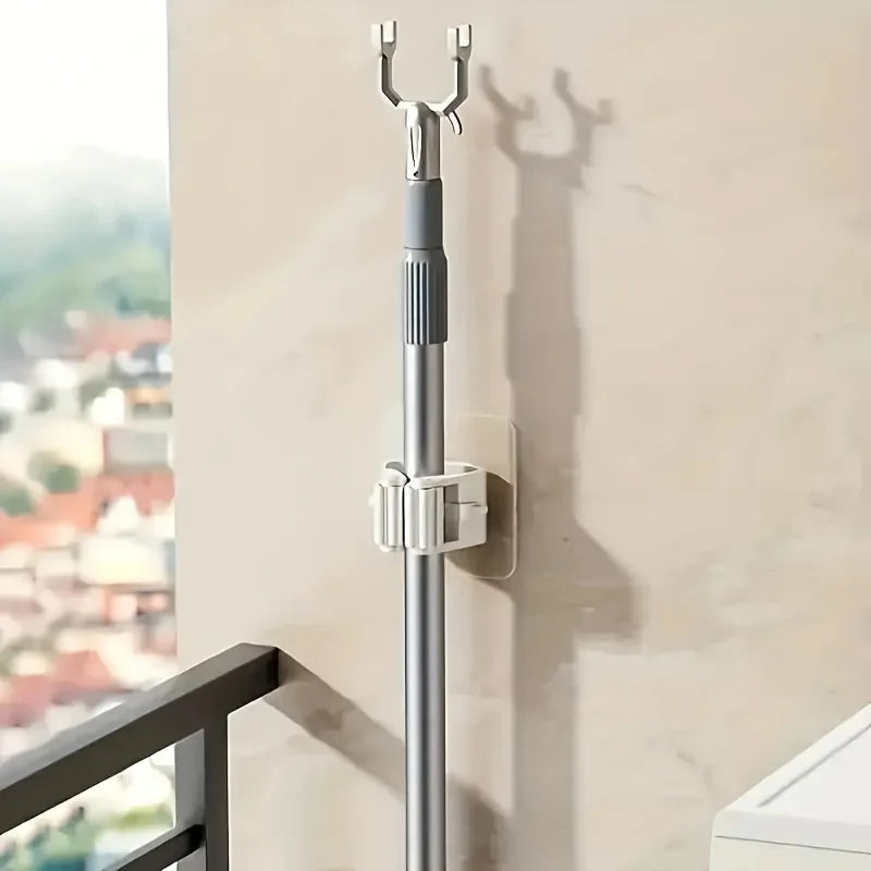 Self-Adhesive Mop & Broom Holder