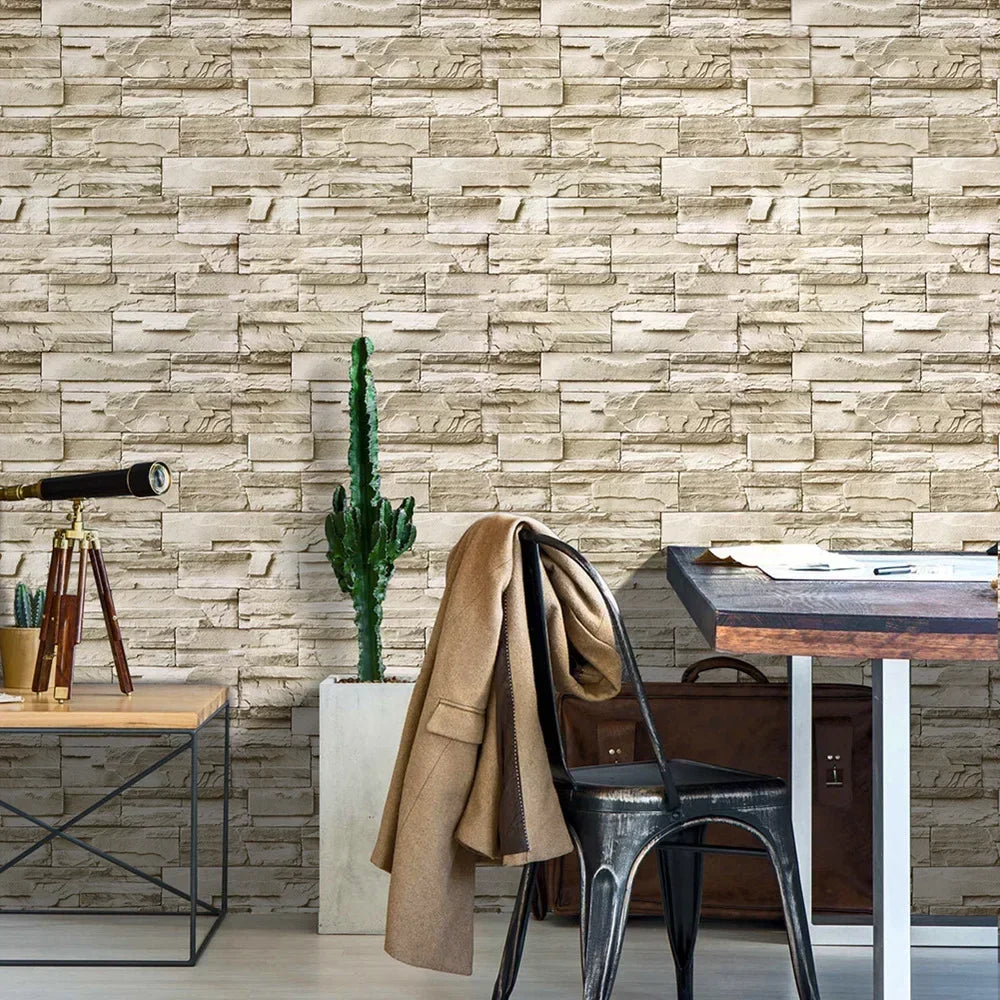 Faux Brick Peel & Stick Wallpaper