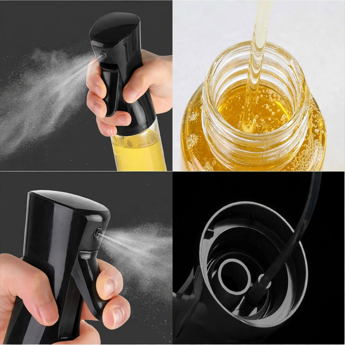 Oil Spray Bottle – Reusable Mist Sprayer